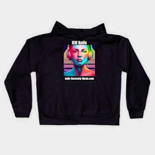 IEM Radio Retrowave Synthwave Kids Hoodie